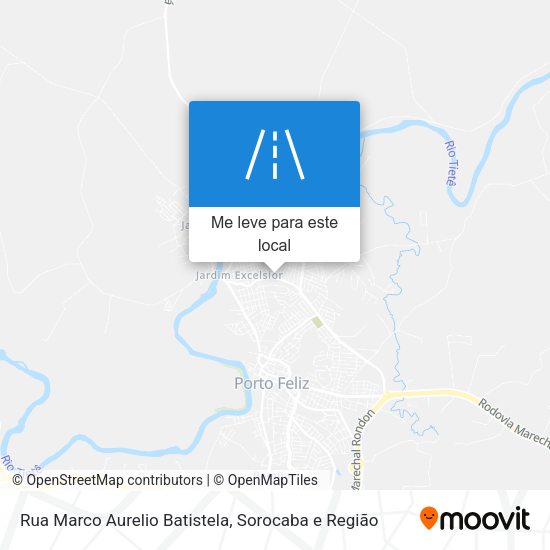 Rua Marco Aurelio Batistela mapa