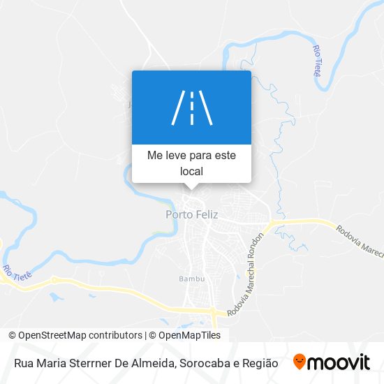 Rua Maria Sterrner De Almeida mapa