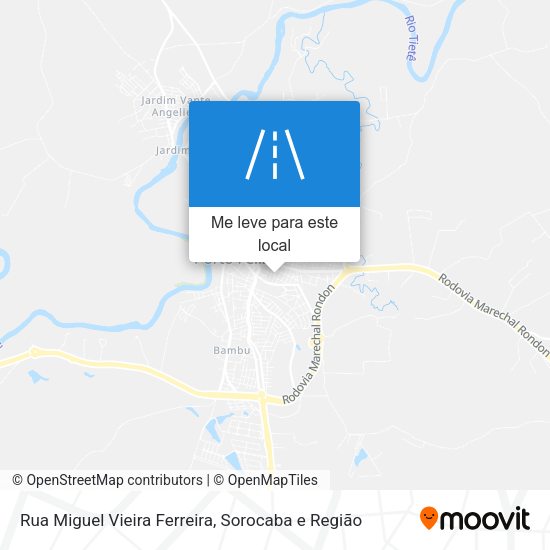 Rua Miguel Vieira Ferreira mapa