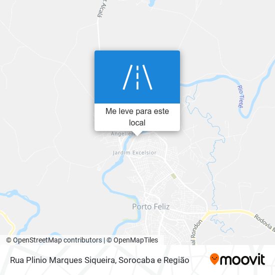 Rua Plinio Marques Siqueira mapa