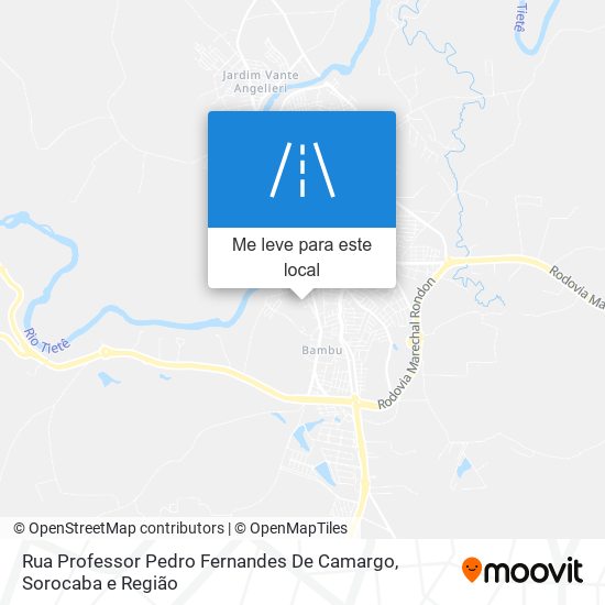 Rua Professor Pedro Fernandes De Camargo mapa