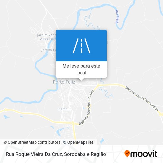 Rua Roque Vieira Da Cruz mapa