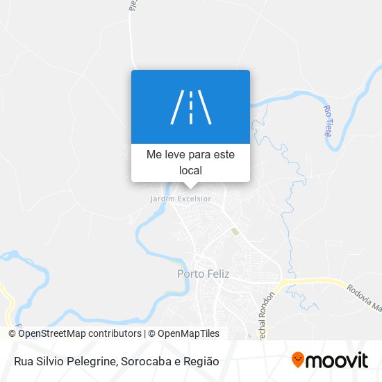 Rua Silvio Pelegrine mapa