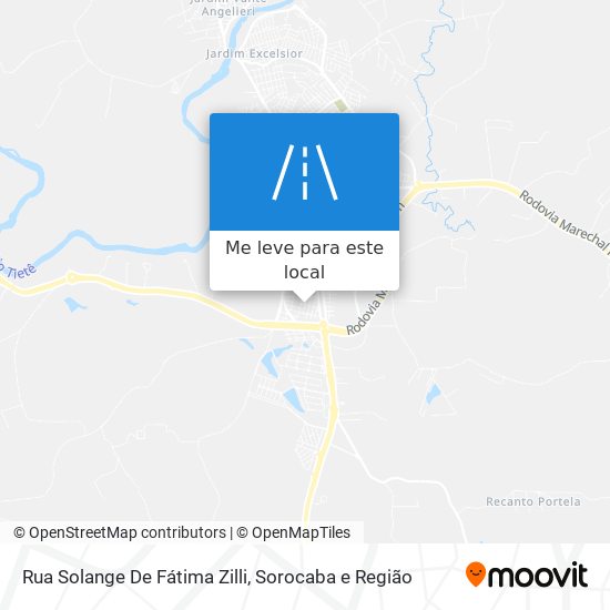 Rua Solange De Fátima Zilli mapa