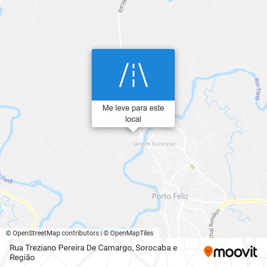 Rua Treziano Pereira De Camargo mapa