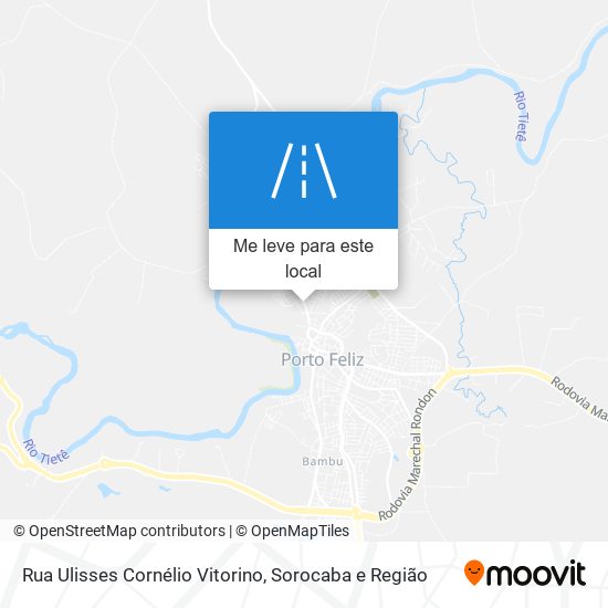 Rua Ulisses Cornélio Vitorino mapa