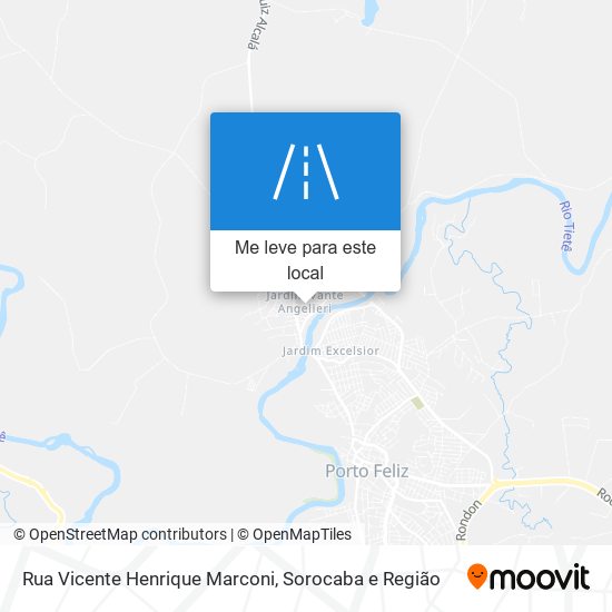 Rua Vicente Henrique Marconi mapa