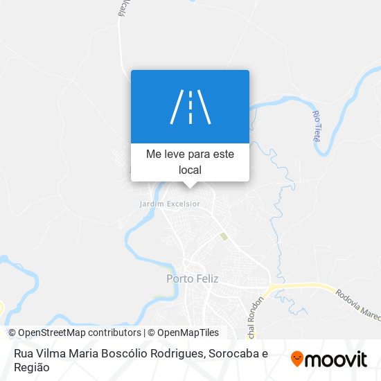 Rua Vilma Maria Boscólio Rodrigues mapa