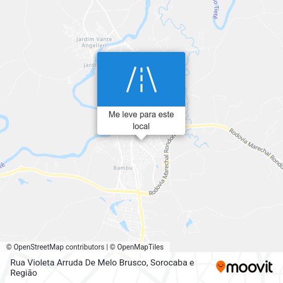 Rua Violeta Arruda De Melo Brusco mapa