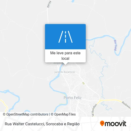 Rua Walter Castelucci mapa