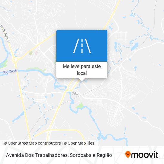 Avenida Dos Trabalhadores mapa