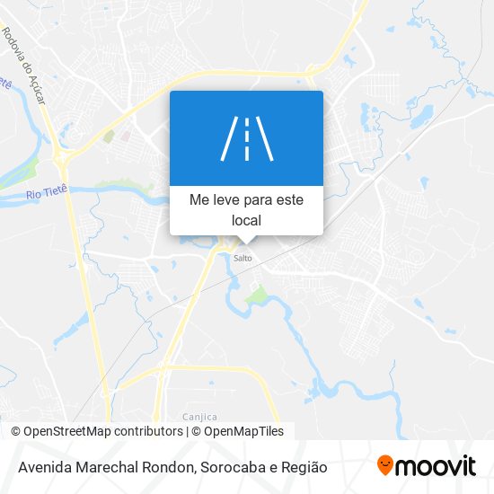 Avenida Marechal Rondon mapa