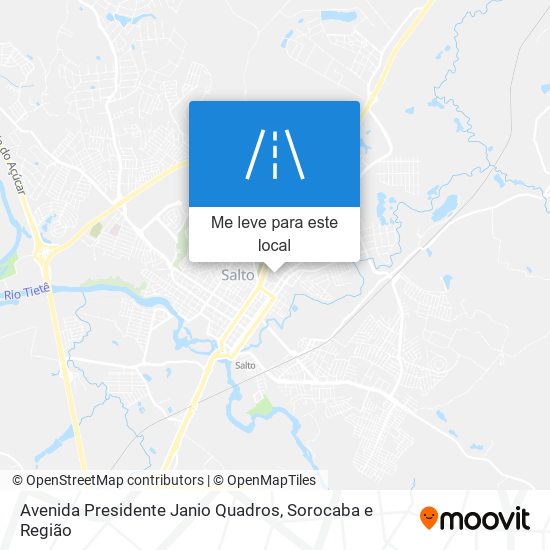 Avenida Presidente Janio Quadros mapa