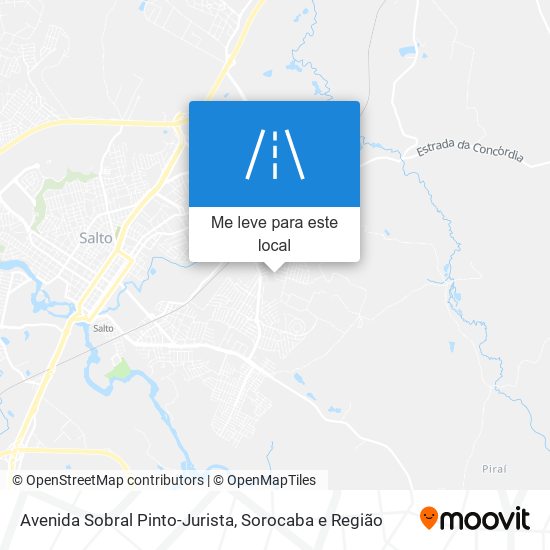 Avenida Sobral Pinto-Jurista mapa