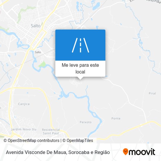 Avenida Visconde De Maua mapa