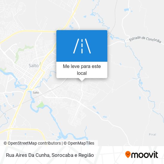 Rua Aires Da Cunha mapa