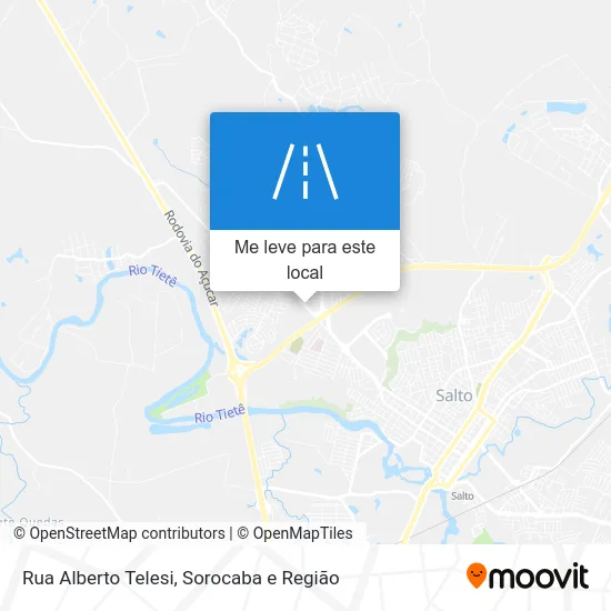 Rua Alberto Telesi mapa