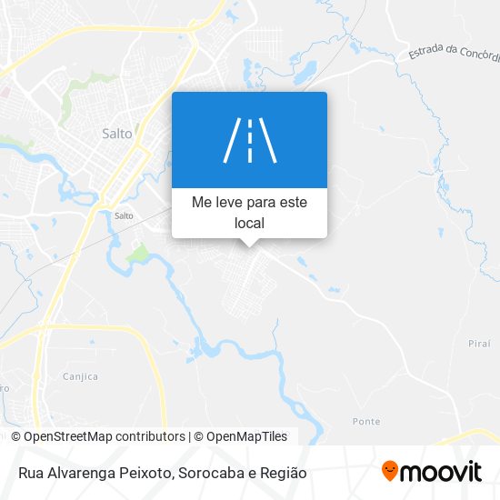 Rua Alvarenga Peixoto mapa