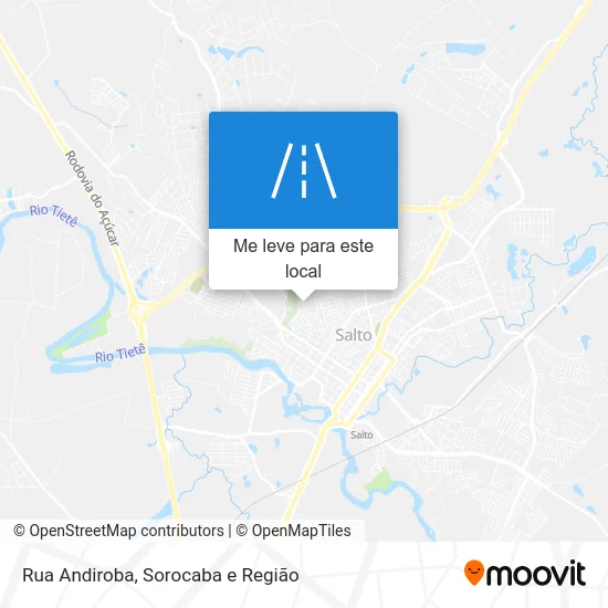 Rua Andiroba mapa