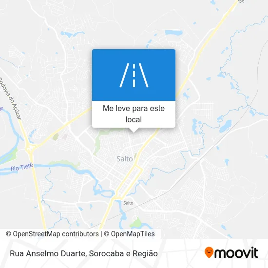 Rua Anselmo Duarte mapa