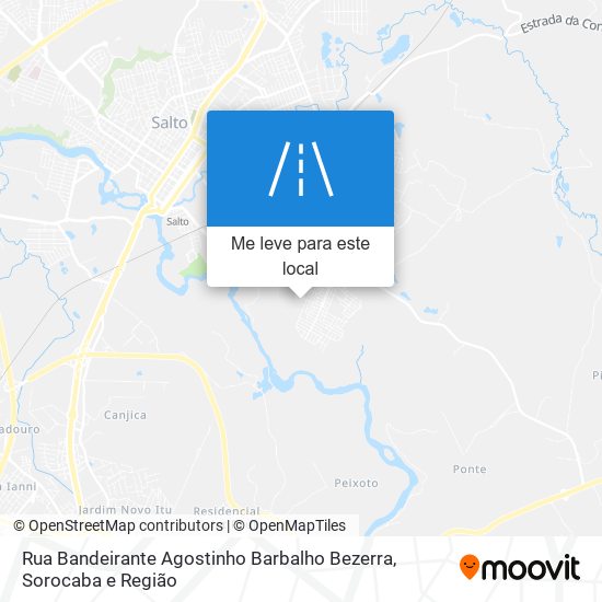 Rua Bandeirante Agostinho Barbalho Bezerra mapa