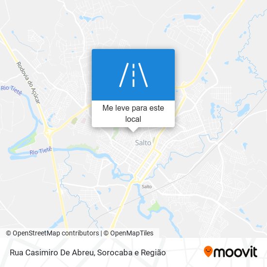 Rua Casimiro De Abreu mapa