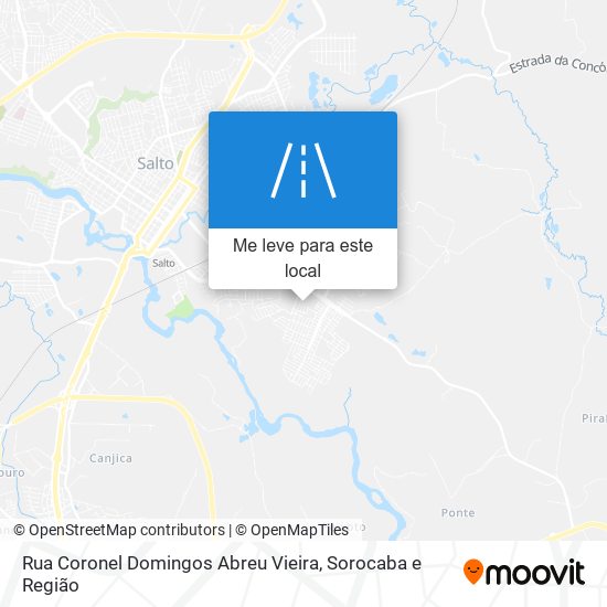 Rua Coronel Domingos Abreu Vieira mapa