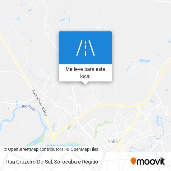 Rua Cruzeiro Do Sul mapa