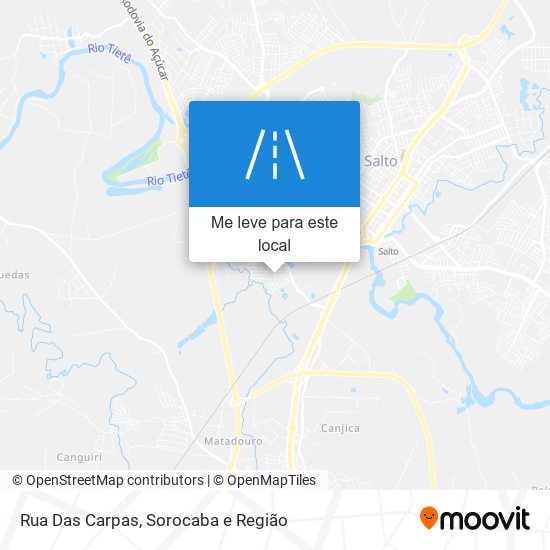 Rua Das Carpas mapa