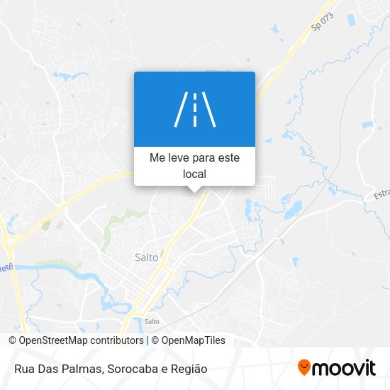 Rua Das Palmas mapa