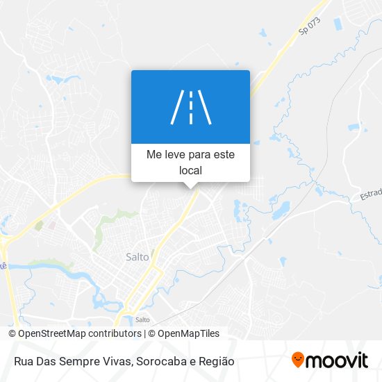 Rua Das Sempre Vivas mapa