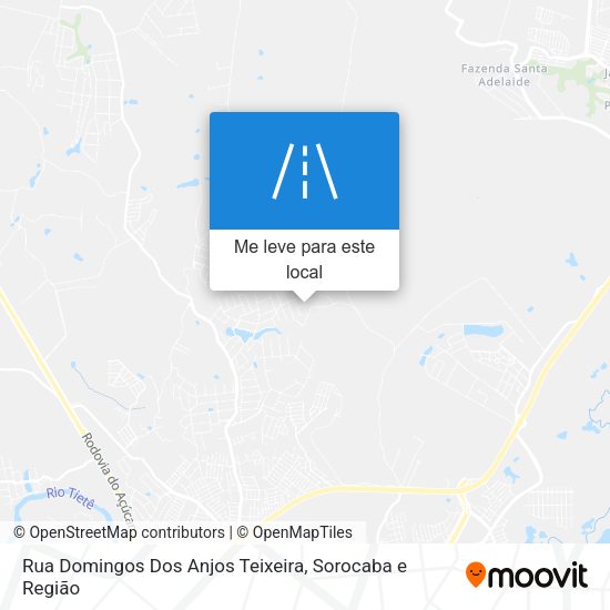 Rua Domingos Dos Anjos Teixeira mapa