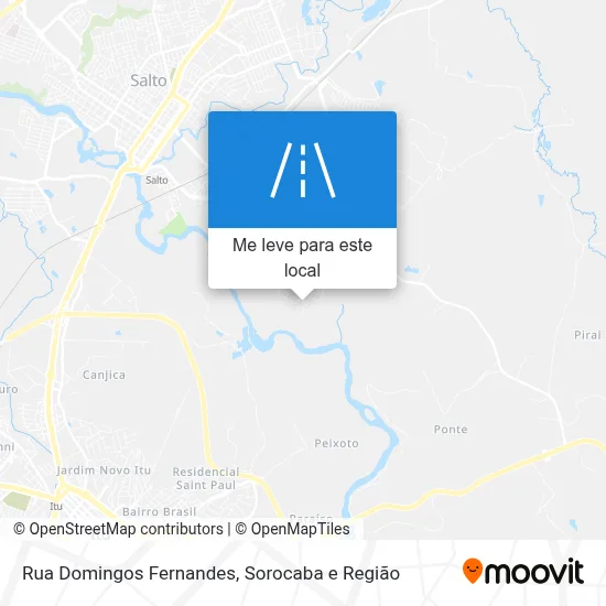 Rua Domingos Fernandes mapa
