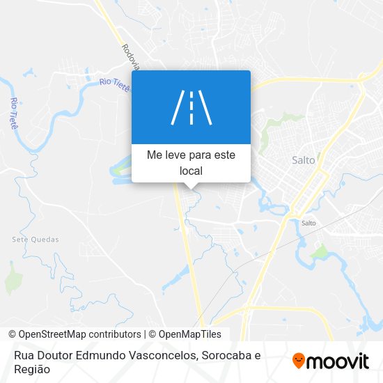 Rua Doutor Edmundo Vasconcelos mapa