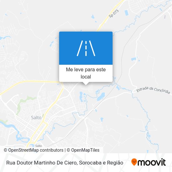 Rua Doutor Martinho De Ciero mapa