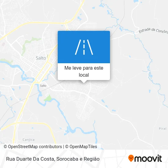 Rua Duarte Da Costa mapa