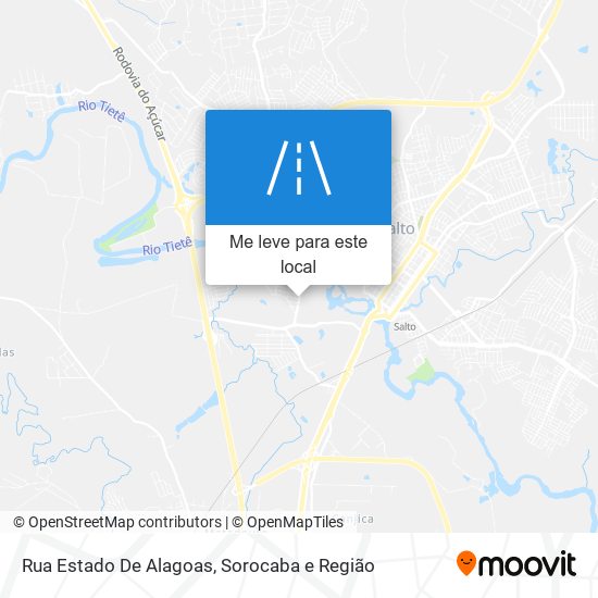 Rua Estado De Alagoas mapa