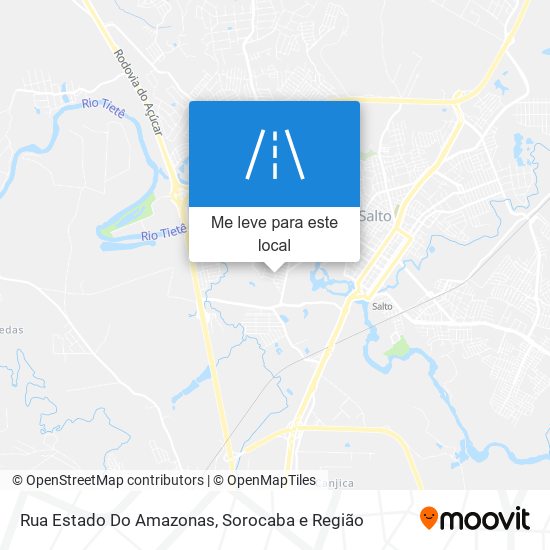 Rua Estado Do Amazonas mapa