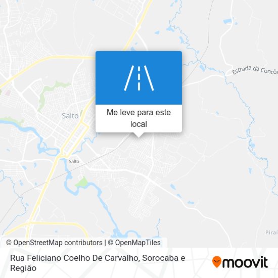 Rua Feliciano Coelho De Carvalho mapa