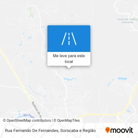 Rua Fernando De Fernandes mapa