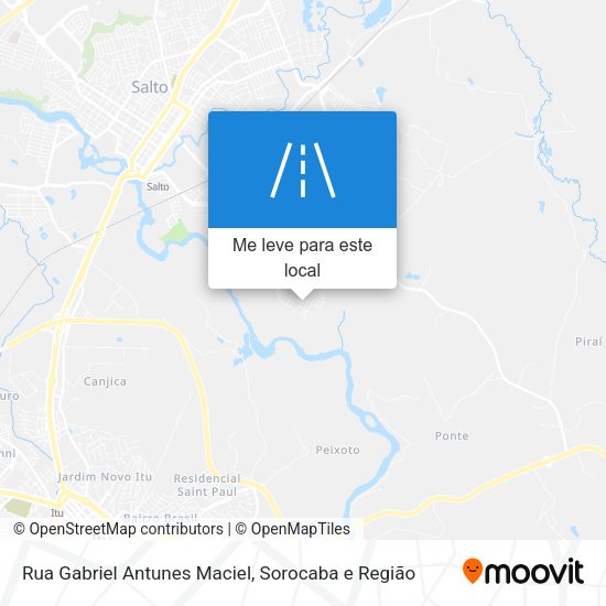 Rua Gabriel Antunes Maciel mapa