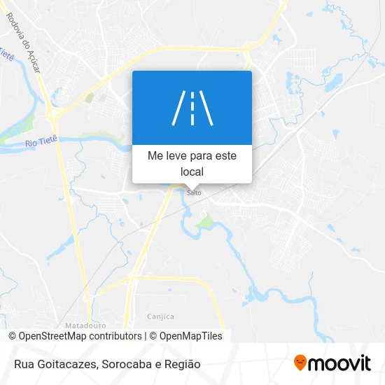 Rua Goitacazes mapa