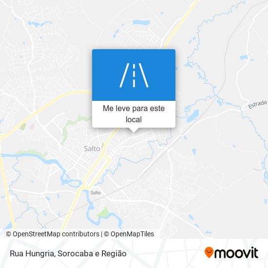 Rua Hungria mapa