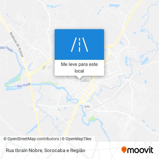 Rua Ibrain Nobre mapa