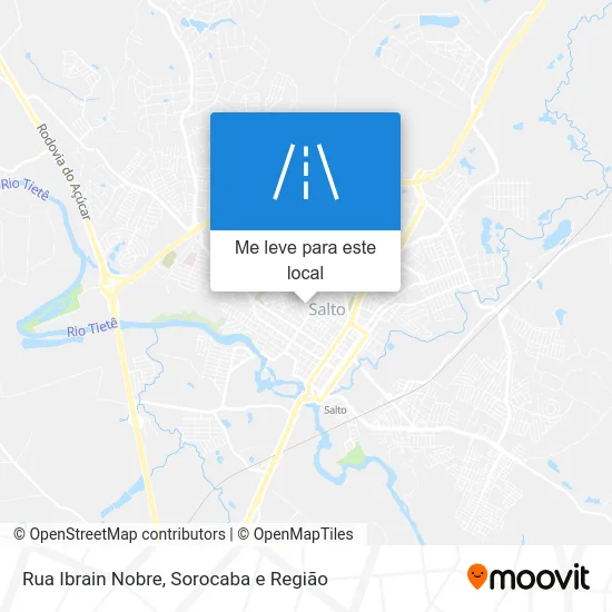 Rua Ibrain Nobre mapa