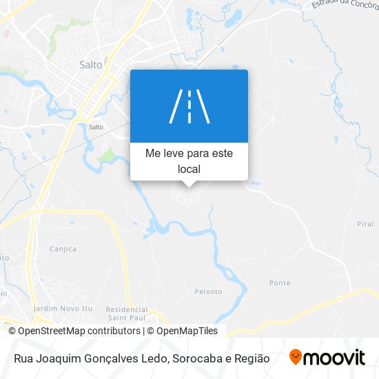 Rua Joaquim Gonçalves Ledo mapa