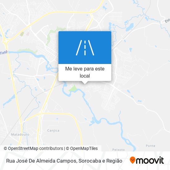 Rua José De Almeida Campos mapa