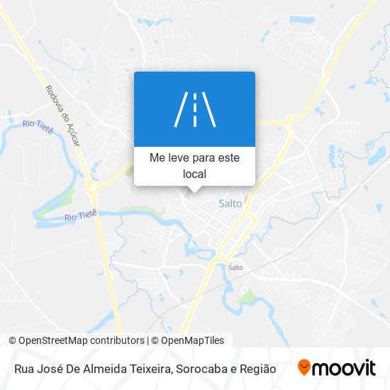 Rua José De Almeida Teixeira mapa