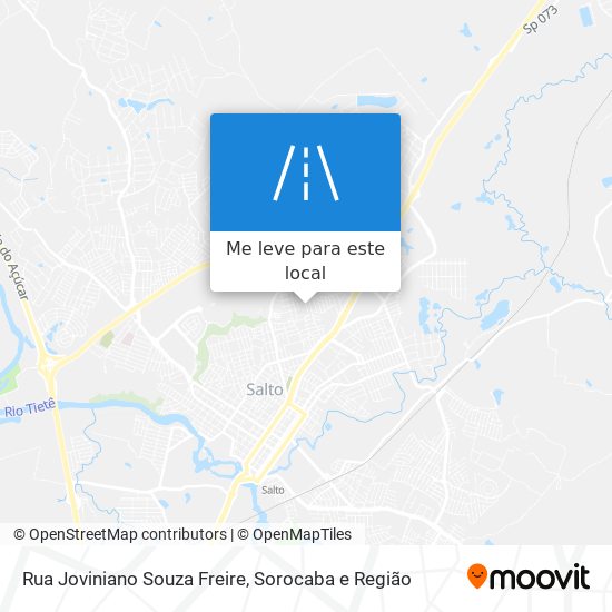 Rua Joviniano Souza Freire mapa