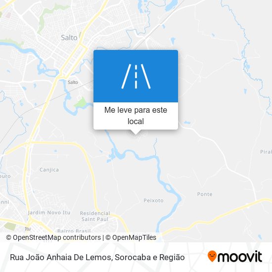 Rua João Anhaia De Lemos mapa